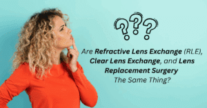Are Refractive Lens Exchange (RLE), Clear Lens Exchange, and Lens Replacement Surgery the Same Thing?
