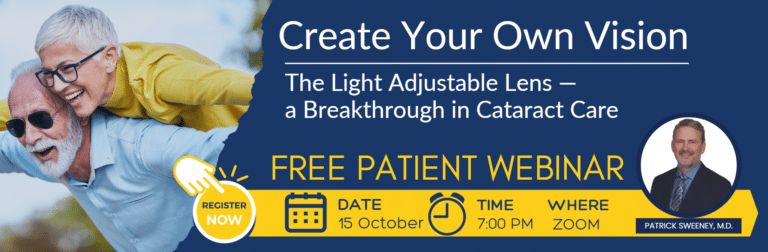 Free Webinar: Cataracts and Light Adjustable Lenses