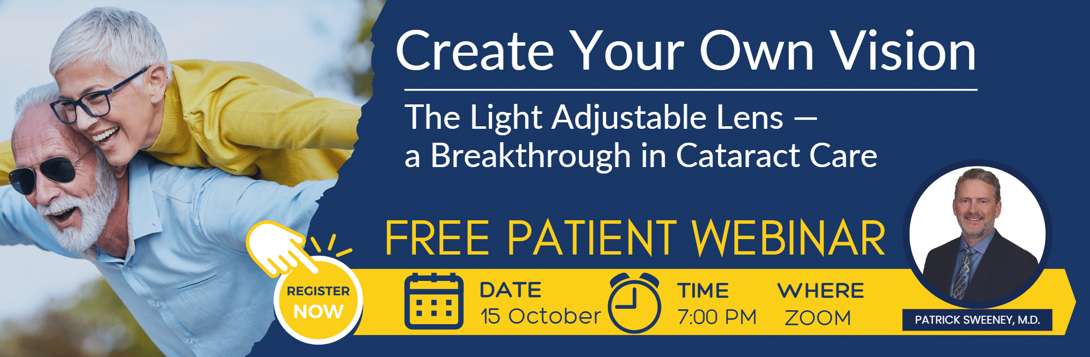 Free Webinar: Cataracts and Light Adjustable Lenses | Sweeney Eye ...